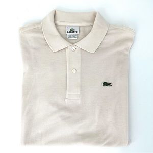 Lacoste piqué men’s polo top. Size XL